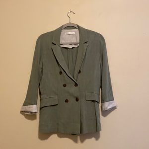 Green blazer